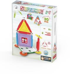 Supermag mágneses oktató építőkocka Project House 30db (0662)