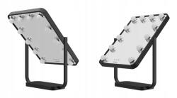 Humanas Álló Tükör Smink Kozmetikai Világítás Led Fém Keret Fekete (HS-HM01)