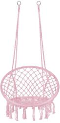 SPRINGOS Brazil függőágy, szék típusú, Springos, rózsaszín, max 150kg, 79x80x120 cm