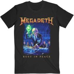 Megadeth Ing Rust In Peace Track list Unisex Black 2XL (MEGATS11MB05)