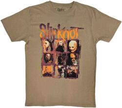 Slipknot The End, So Far Grid Photos Rövid ujjú póló Tan Brown M (SKTS91MTAN02)