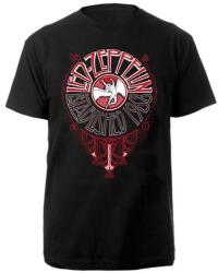 Led Zeppelin Ing Deco Circle Unisex Black XL (LZTS13MB04)