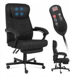 Markadler Irodai masszázsfotel forgó Mark Adler fekete íróasztalhoz lábtartóval (MA-BOSS 5.3 BLACK)