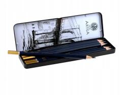 Astra Artea vázlatkészítő ceruzák fémdobozban, 6 darabos készlet, 3B 2H, 2061 (206118001)