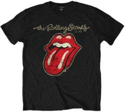 The Rolling Stones Plastered Tongue Black XL Ing (RSTEE10MB04)