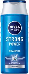 NIVEA Men Strong Power hajerősítő sampon férfi hajra 400 ml (dla mężczyzn męski nawilżający)