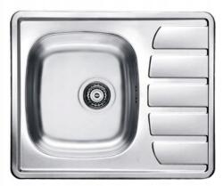 Alveus Mosogató csaptelep acél Alveus Zoom 10 szatén szifon (Zoom 10 Satyna)