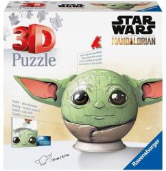 Ravensburger 3D Puzzle 72 Star Wars Grogu Gömb, Ravensburger (115563)