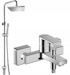 Hansgrohe kádtöltő csaptelep Omnires esőztető Cubic oszlop Reg Magasság (7145000)
