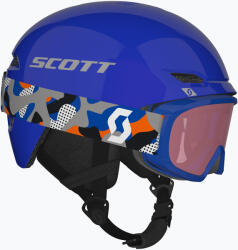 SCOTT Cască de schi pentru copii SCOTT Keeper 2 + ochelari Witty blue/grey