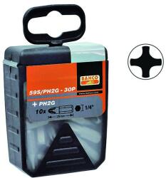 Bahco PH2G Gipszkarton Csavarozó Bit készlet - 25mm, 30db