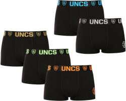 UNCS 5PACK férfi boxeralsók UNCS fekete (24Z287PSPP) XL - pepita