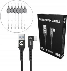 VortexVR 10m Usb-a kábel akasztó kampók kábel (VVR.K10M.HA.USB.A.OQ2.2022)