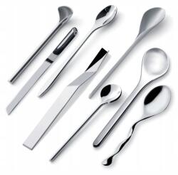 Alessi Officina Alessi IL Caffe Te Kávéskanál 8 db Ezüst (MSPOONSET)