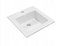 Kerra Mosdókagyló kerámia süllyesztett pultra, szögletes, 41, 5x41, 5 cm, fehér (5907548105905)