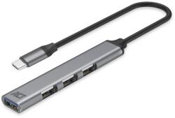 ACT AC6425 4-portos USB2.0 HUB Grey (AC6425) - pcx