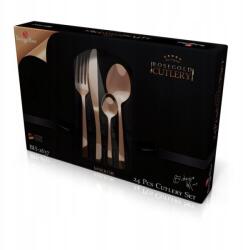 Berlinger Haus Berlingerhaus Evőeszközkészlet 24 részes Rosegold Metallic Line rozsdamentes acél tükör BH-263 (BH-2637)