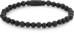 Rebel & Rose Bracelet Black Rocks RR-60088-B-M Unisex, unisex