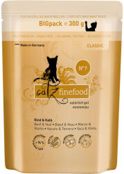 Catz Finefood 24x300g catz finefood Marha & borjú tasakos nedves macskatáp
