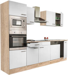 Leziter 280 Yorki Konyhablokk - Sonoma Tölgy Korpusz, Fehér Front