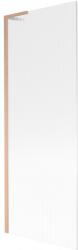 Mexen Next L kádparaván 1-szárnyú 70 x 150 cm, csíkos, kefe réz - 895-070-000-03-09-65 (895-070-000-03-09-65)