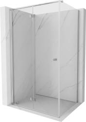 Mexen Mist-F összecsukható zuhanykabin balos 75 x 110 cm, áttetsző, króm - 8A6T-075-110-01-00-L (8A6T-075-110-01-00-L)