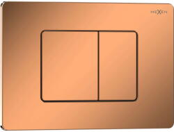 Mexen Tex 05 öblítőgomb rozsdamentes acél, fényes rózsaarany - 6105-09 (6105-09)