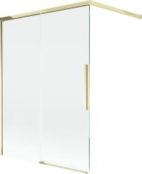 Mexen Rox 2-szárnyú tolófürdő paraván 120 x 150 cm, átlátszó, arany - 8C9-120-003-50-00 (8C9-120-003-50-00)