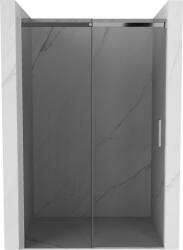 Mexen Omega 140 cm-es tolóajtós zuhanyajtó, grafit, króm - 825-140-000-01-40 (825-140-000-01-40)