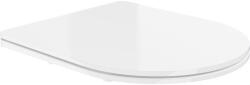 Mexen lassan záródó Slim WC-ülőke, duroplast, fehér fényes - 39030100 (39030100)