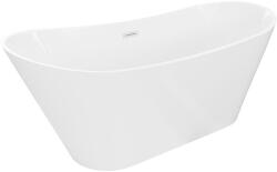 Mexen Dora szabadon álló kád 150 x 75 cm, fehér, fehér túlfolyó - 52071507500-20 (52071507500-20)