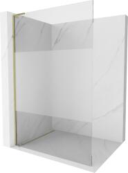 Mexen Kioto L zuhanyfal Walk-in 100 x 200 cm, átlátszó/fagyott, arany - 800-100-103-50-35 (800-100-103-50-35)