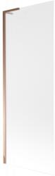 Mexen Next L fürdőkádparaván, 1-szárnyú, 70 x 150 cm, fagyos, rózsaarany - 895-070-000-03-30-60 (895-070-000-03-30-60)