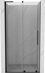 Mexen Velar L tolóajtós zuhanykabin 90 cm, átlátszó, fekete - 871-090-003-01-70 (871-090-003-01-70)