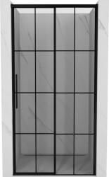 Mexen Rox toló zuhanyajtó jobb oldali 105 cm, fekete rács, fekete - 8C2-105-000-70-77-P (8C2-105-000-70-77-P)