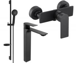 Mexen Alexa DS40 zuhanykészlet, fekete - 71214DS40-70 (71214DS40-70)