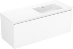 Mexen Orio fürdőszobai szekrény 120 cm mosdóval, jobbos Otis, 1S, 1D, fehér matt - 91A13-12047-3-BBFF01-W18P01 (91A13-12047-3-BBFF01-W18P01)