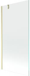 Mexen Next 1-szárnyas kádparaván 90 x 150 cm, átlátszó, arany szálcsiszolt - 895-090-000-00-00-55 (895-090-000-00-00-55)