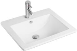 Mexen Lora 53 x 46 cm, fehér, pultba süllyesztett mosdókagyló - 25365300 (25365300)
