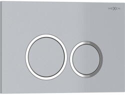 Mexen Tex 01 nyomólap, matt króm - 6101-04 (6101-04)