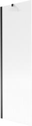 Mexen Next fürdőkádparaván, 1-szárnyú, 60 x 150 cm, csíkos, fekete - 895-060-000-00-09-70 (895-060-000-00-09-70)