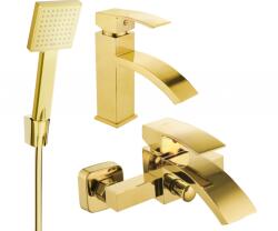 Mexen Libra R45 fürdőkád szett, arany - 745103R45-50 (745103R45-50)