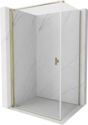 Mexen Mist-B zuhanykabin nyitható 90 x 100 cm, átlátszó, arany - 8A2T-090-100-50-00 (8A2T-090-100-50-00)