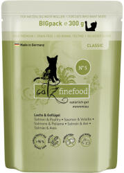 Catz Finefood 6x300g catz finefood Lazac & szárnyas tasakos nedves macskatáp