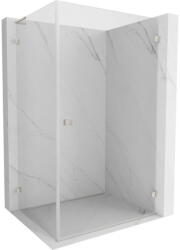 Mexen Lunar-B L jobbos nyíló zuhanykabin 75 x 70 cm, áttetsző, matt nikkel - 832L-075-070-97-00-P (832L-075-070-97-00-P)