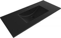 Mexen Atena beépített mosdókagyló 101 x 46 cm, fekete matt - 25011070 (25011070)