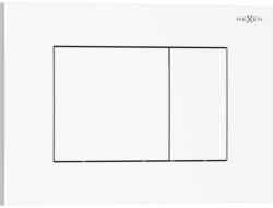 Mexen Tex 02 öblítőgomb, fényes fehér - 6102-01 (6102-01)