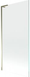 Mexen Next L 1-szárnyú fürdőszobai paraván 90 x 150 cm, átlátszó, arany - 895-090-000-03-00-50 (895-090-000-03-00-50)