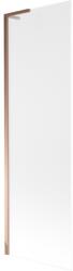 Mexen Next L 1-szárnyú fürdőkádparaván 60 x 150 cm, opál, rózsaarany - 895-060-000-03-30-60 (895-060-000-03-30-60)