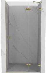 Mexen Lunar jobbra nyíló zuhanyajtó 110 cm, átlátszó, arany - 834-110-000-50-00-P (834-110-000-50-00-P)